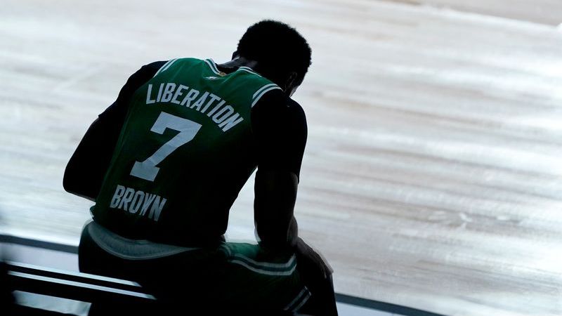 Boston Celtics' Jaylen Brown