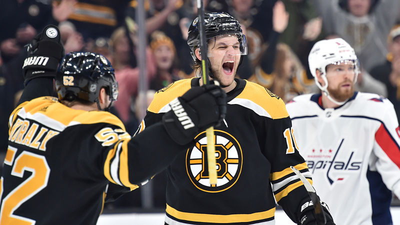 Boston Bruins left wing Anders Bjork