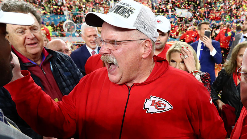 Kansas City Chiefs head coach Andy Reid