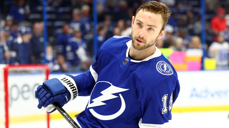 Tampa Bay Lightning winger Barclay Goodrow