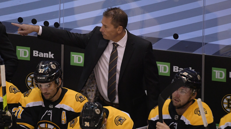 Boston Bruins Head Coach Bruce Cassidy