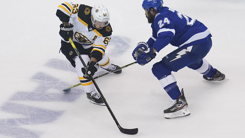 Boston Bruins left wing Brad Marchand