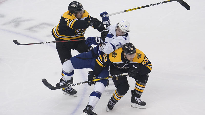 Boston Bruins defenseman Charlie McAvoy