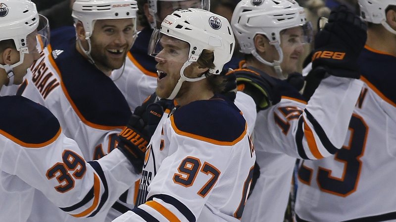 Edmonton Oilers' Connor McDavid
