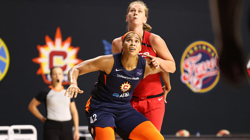 Connecticut Sun center Brionna Jones