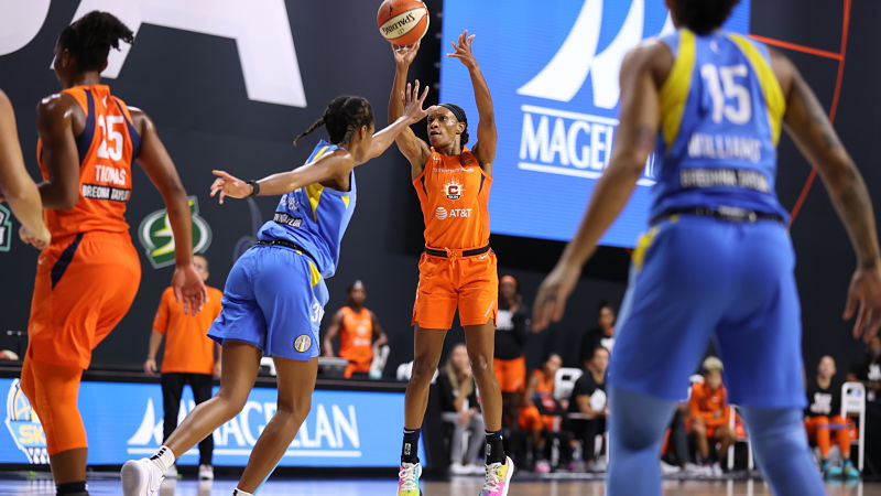 Connecticut Sun captain Jasmine Thomas