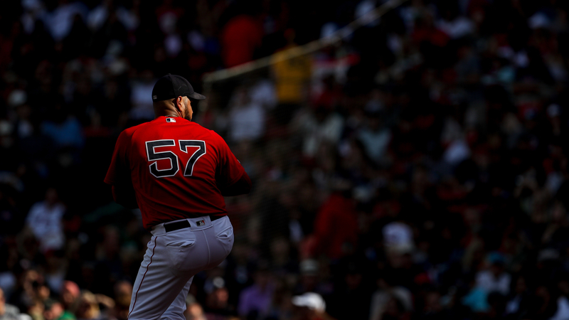Boston Red Sox pitcher Eduardo Rodriguez