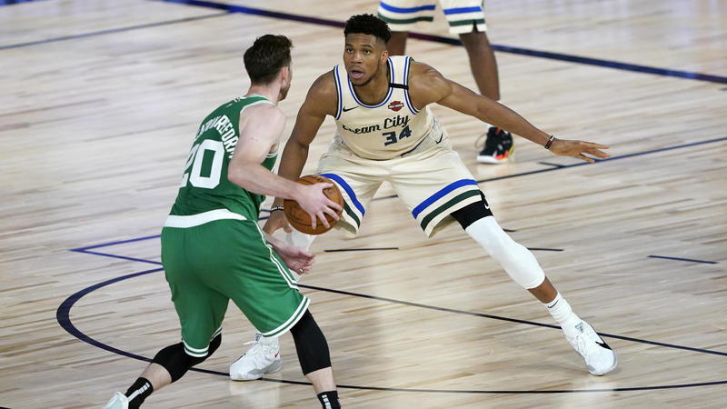 Bucks forward Giannis Antetokounmpo