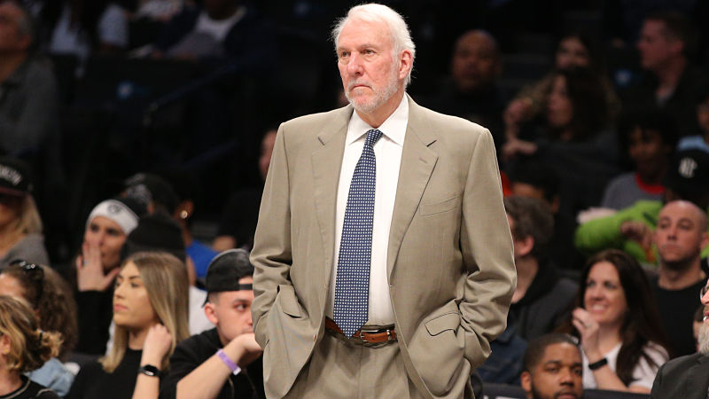 San Antonio Spurs head coach Gregg Popovich