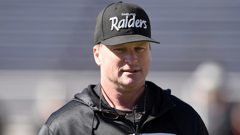 Las Vegas Raiders head coach Jon Gruden