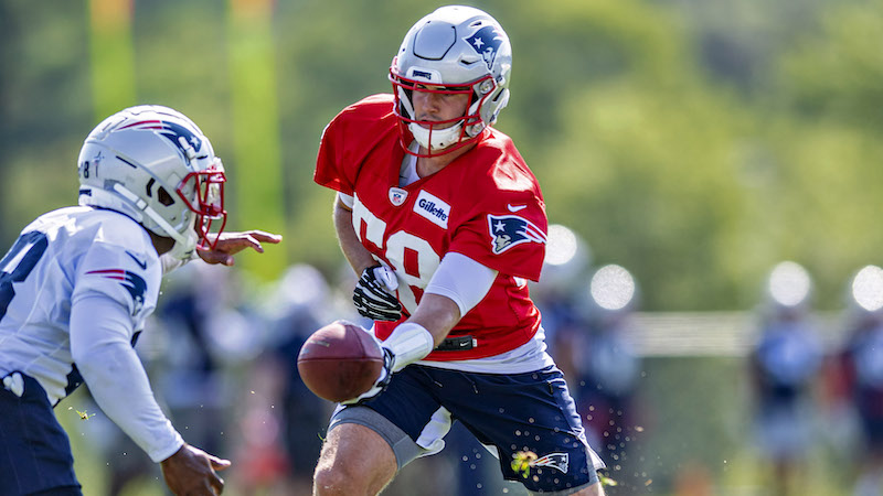 Patriots quarterback Jarrett Stidham