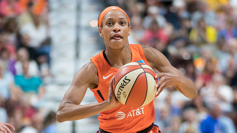 CT Sun guard Jasmine Thomas