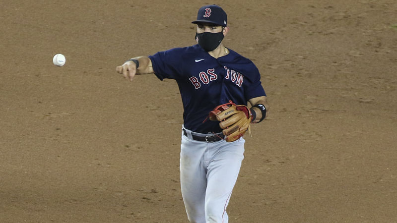 Boston Red Sox second baseman Jose Peraza