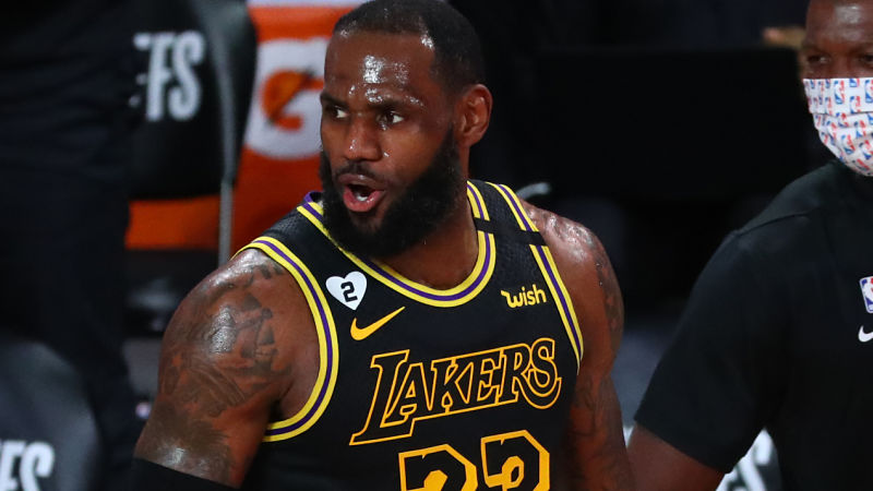 Los Angeles Lakers forward LeBron James