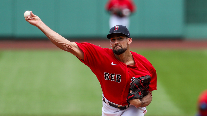 Boston Red Sox pitcher Nathan Eovaldi