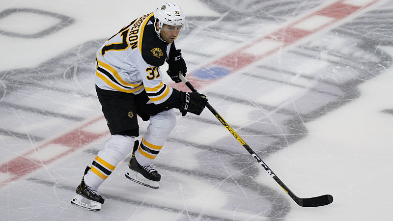 Boston Bruins center Patrice Bergeron