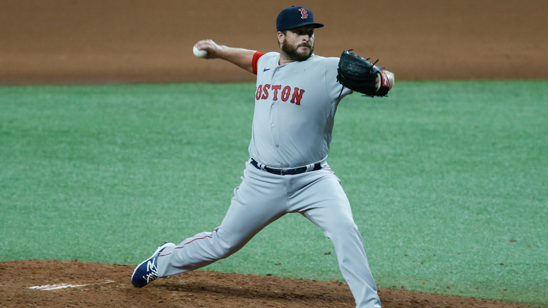 Boston Red Sox relief pitcher Ryan Brasier