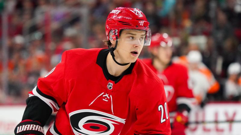 Carolina Hurricanes forward Sebastian Aho