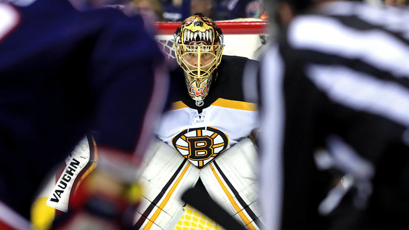 Boston Bruins goalie Tuukka Rask
