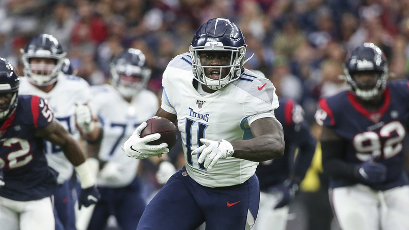 Tennessee Titans receiver A.J. Brown