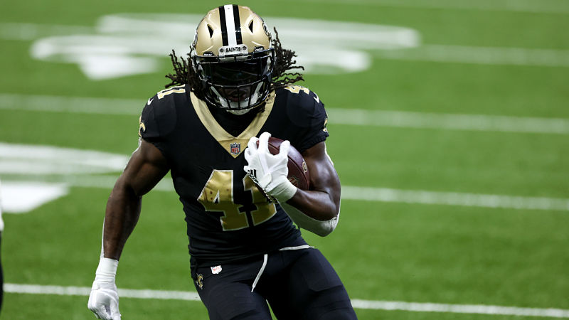 New Orleans Saints running back Alvin Kamara
