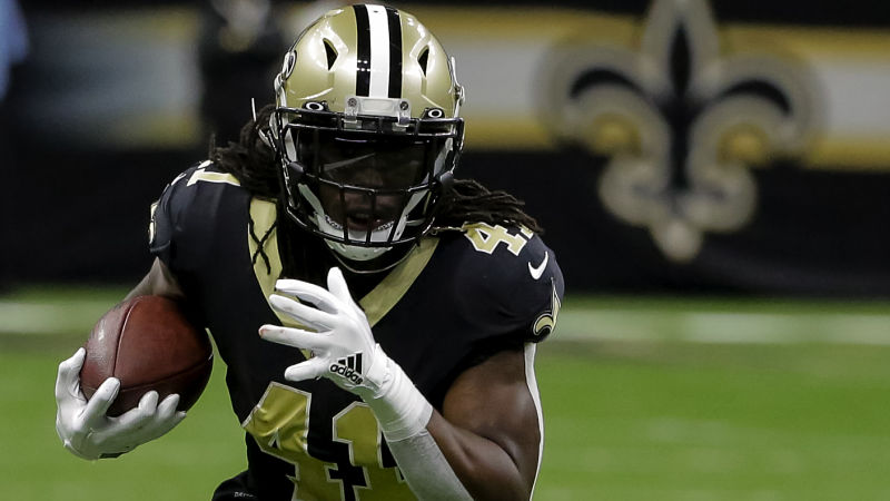 New Orleans Saints running back Alvin Kamara