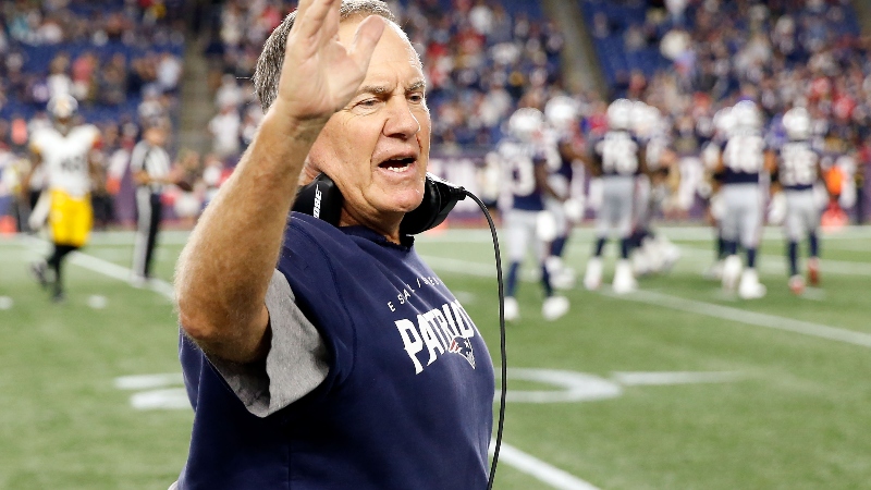 New England Patriots head coach Bill Belichick
