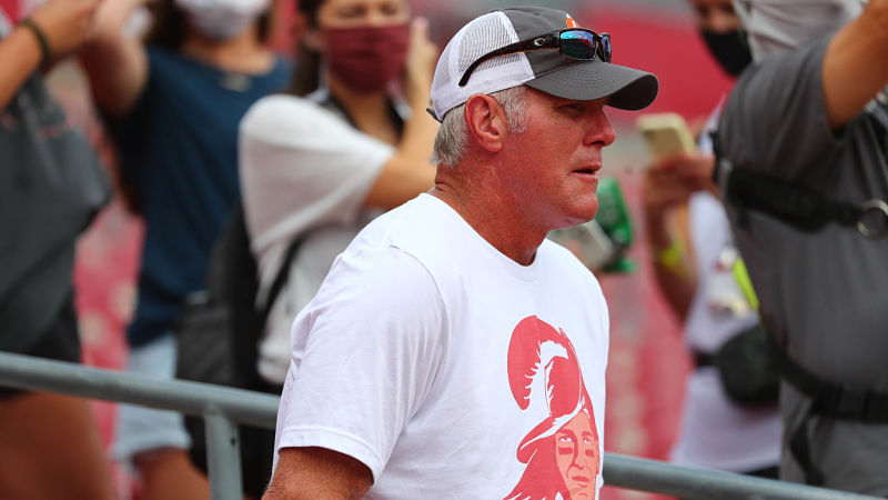 Former NFL quarterback Brett Favre