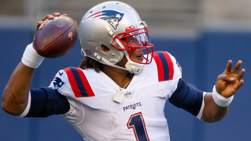 Patriots quarterback Cam Newton