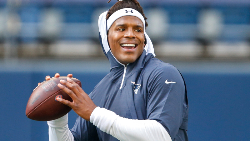 New England Patriots quarterback Cam Newton