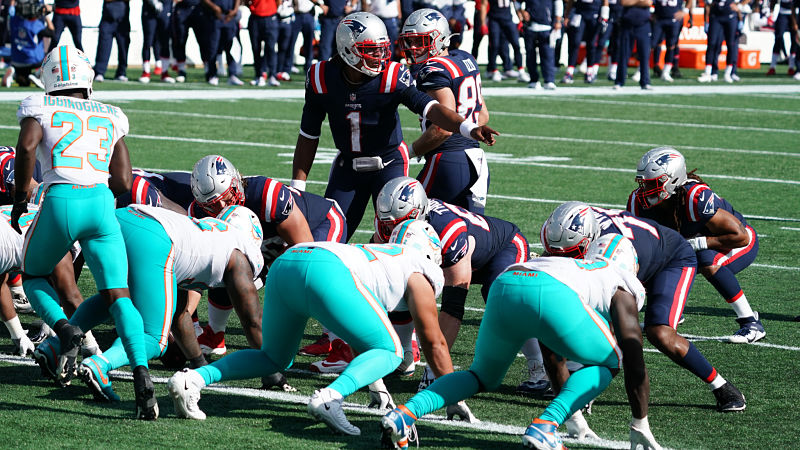 New England Patriots quarterback Cam Newton