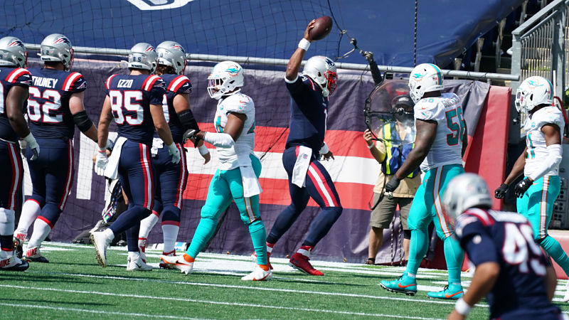 New England Patriots quarterback Cam Newton