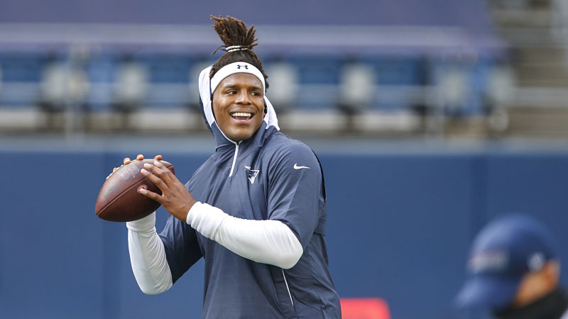New England Patriots quarterback Cam Newton