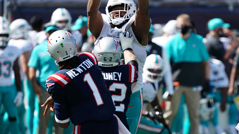 New England Patriots quarterback Cam Newton