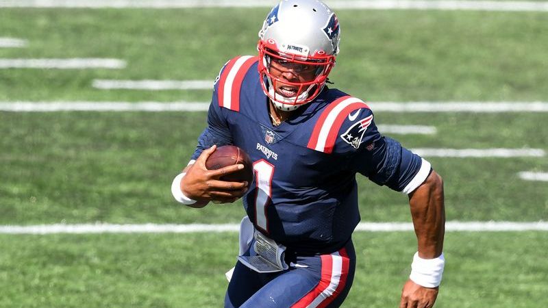 New England Patriots quarterback Cam Newton