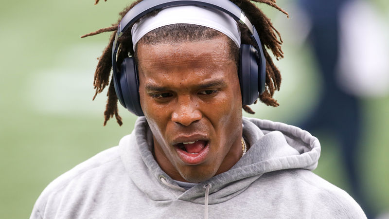 New England Patriots quarterback Cam Newton