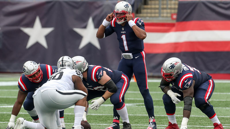 New England Patriots quarterback Cam Newton