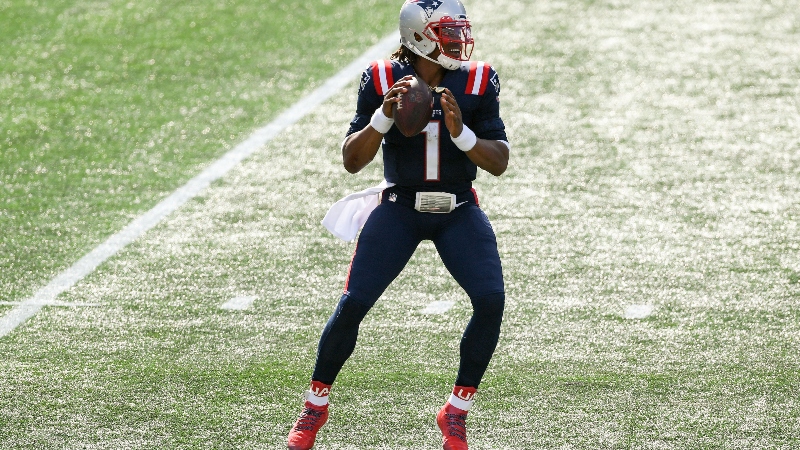 New England Patriots quarterback Cam Newton