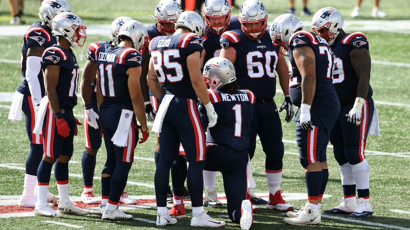 New England Patriots quarterback Cam Newton