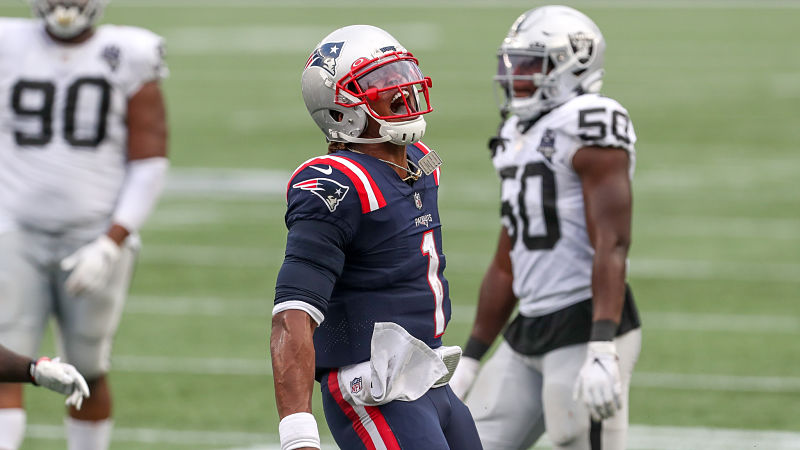 New England Patriots quarterback Cam Newton