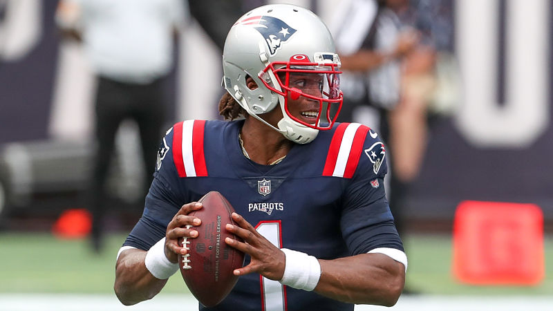 New England Patriots quarterback Cam Newton