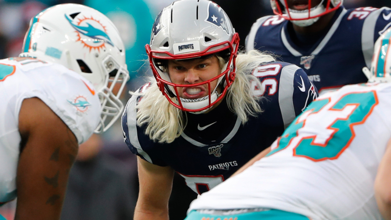 New England Patriots defensive end Chase Winovich
