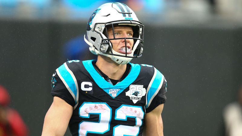 Carolina Panthers quarterback Christian McCaffrey