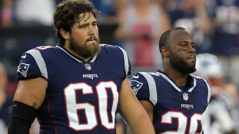 New England Patriots center David Andrews
