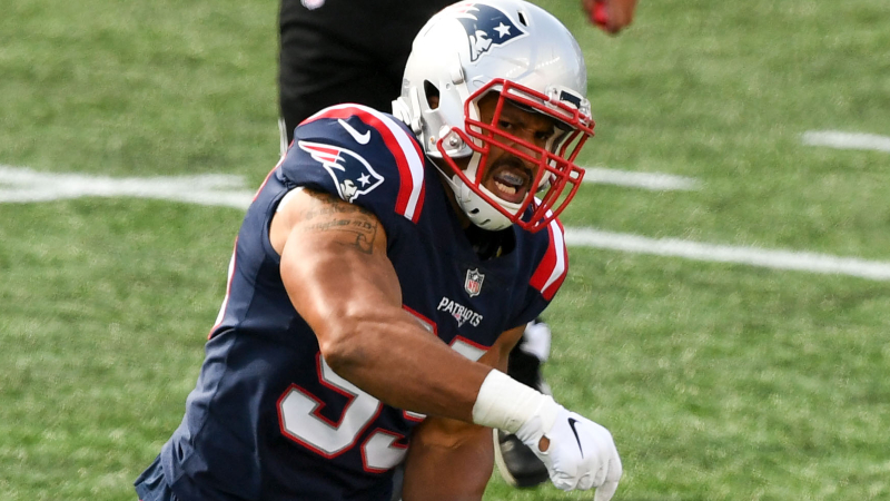 New England Patriots defensive end Derek Rivers