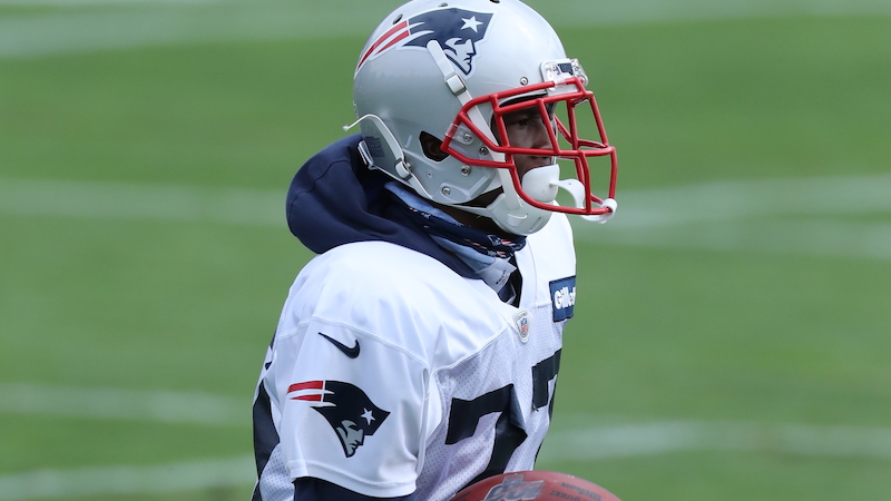 Patriots wide receiver Isaiah Zuber