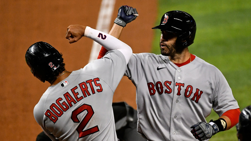 Boston Red Sox designated hitter J.D. Martinez