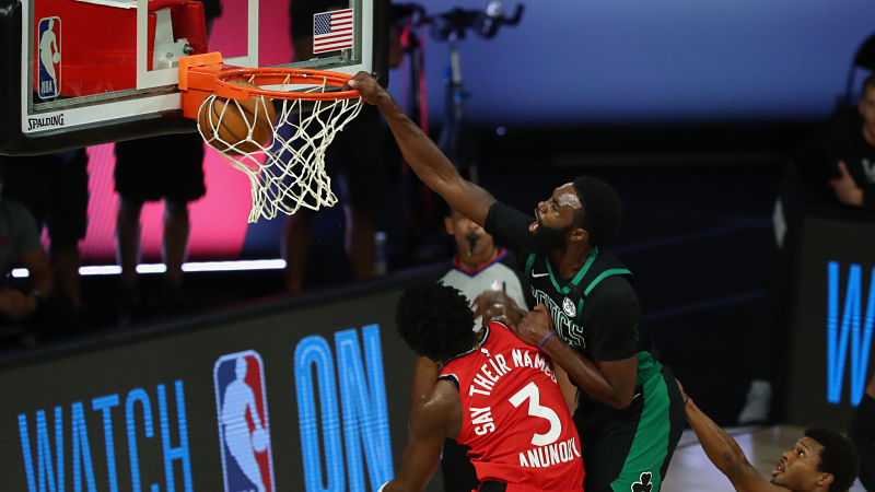 Boston Celtics forward Jaylen Brown