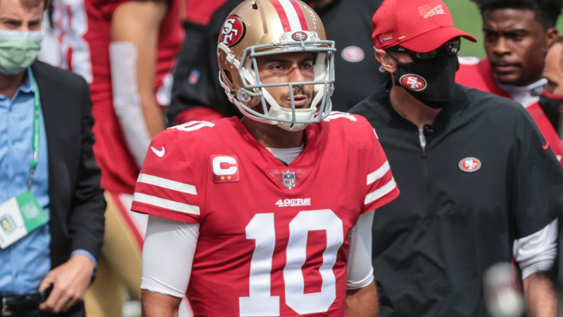San Francisco 49ers quarterback Jimmy Garoppolo
