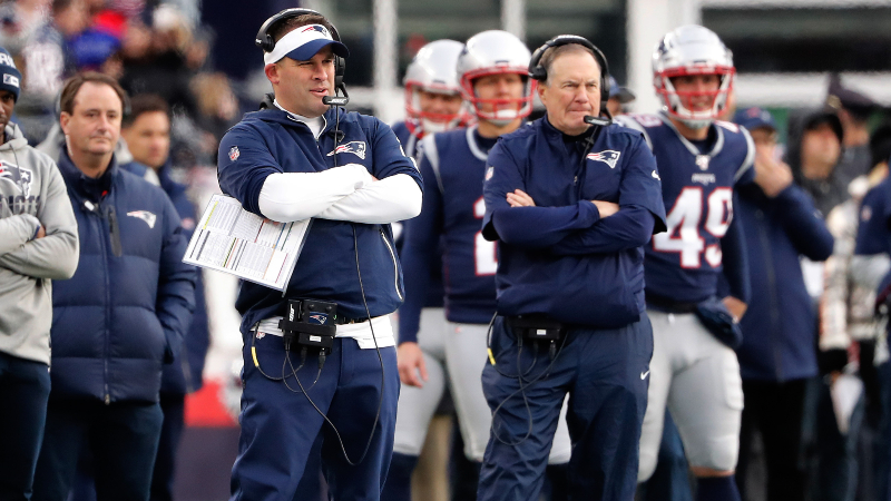 New England Patriots offensive coordinator Josh McDaniels